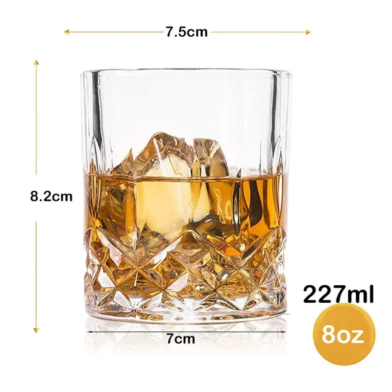 Scotch Bourbon Cocktails RUM Durable Whiskey Glass