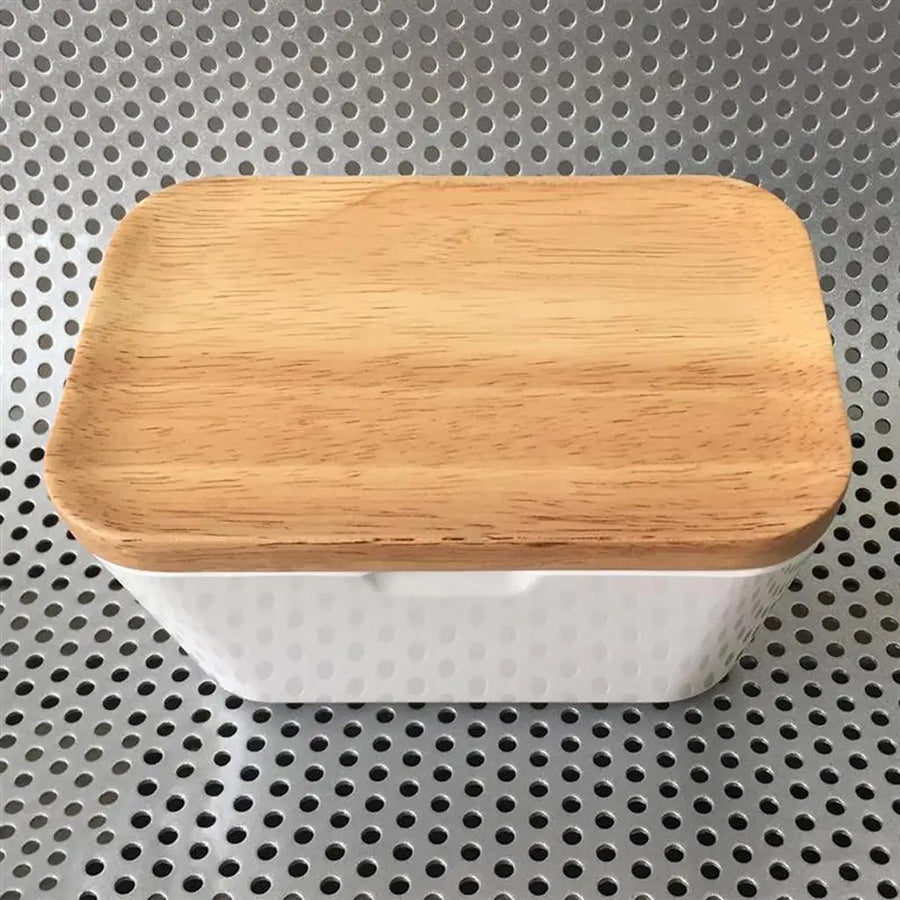 Melamine Butter Dish with Lid