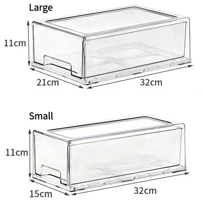 Transparent Drawer Organizer Box